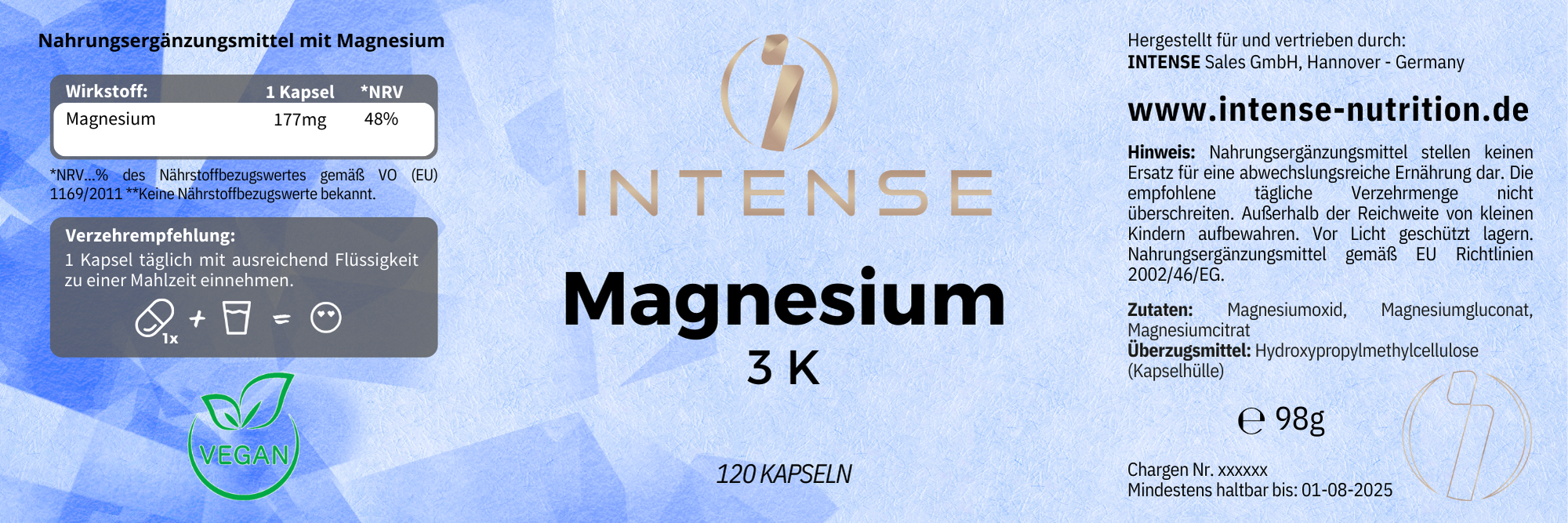 INTENSE - Magnesium Caps